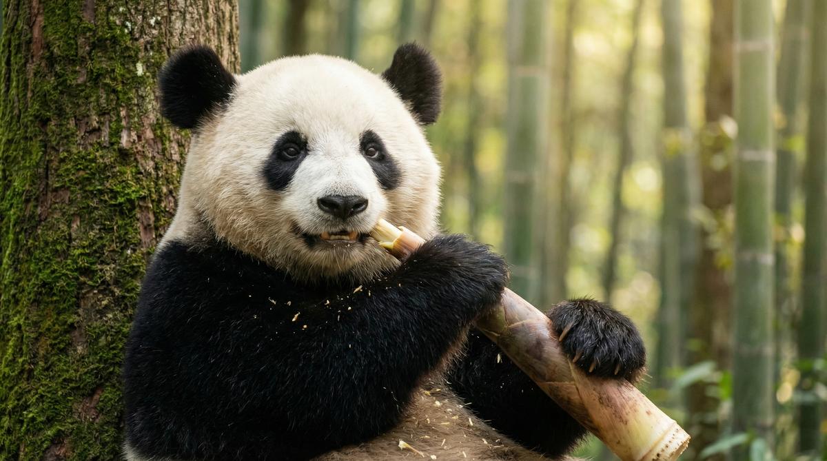 毛片熊猫视频 - 国宝竹林午餐视频