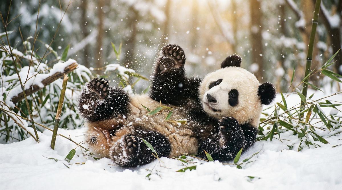 毛片熊猫视频 - 大熊猫雪地嬉戏视频在线观看